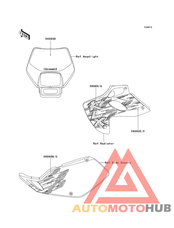 Decals(white)(klx250-e3)