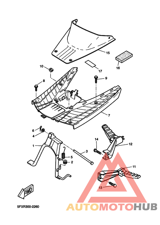 Support & repose pied