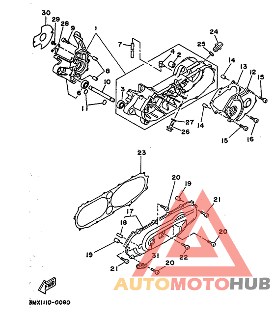 Картер двигателя