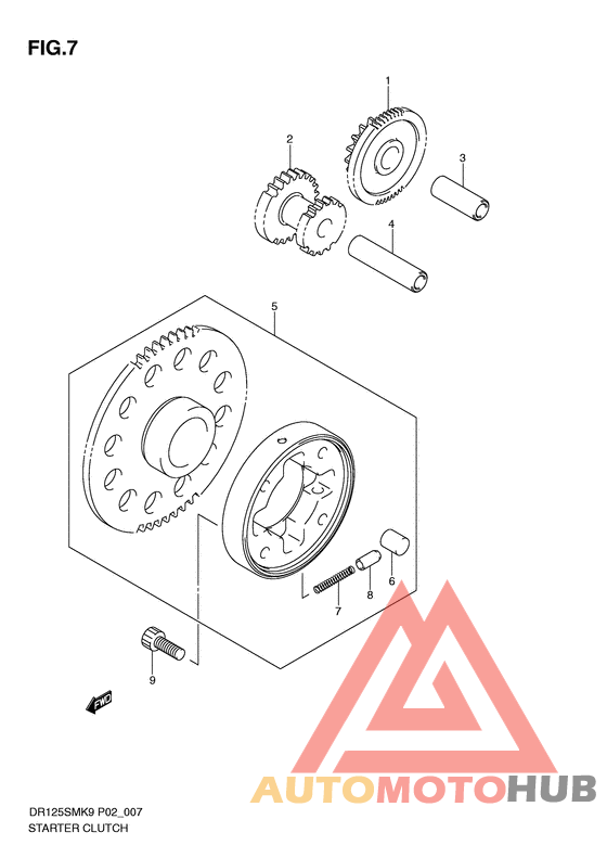 Муфта стартера