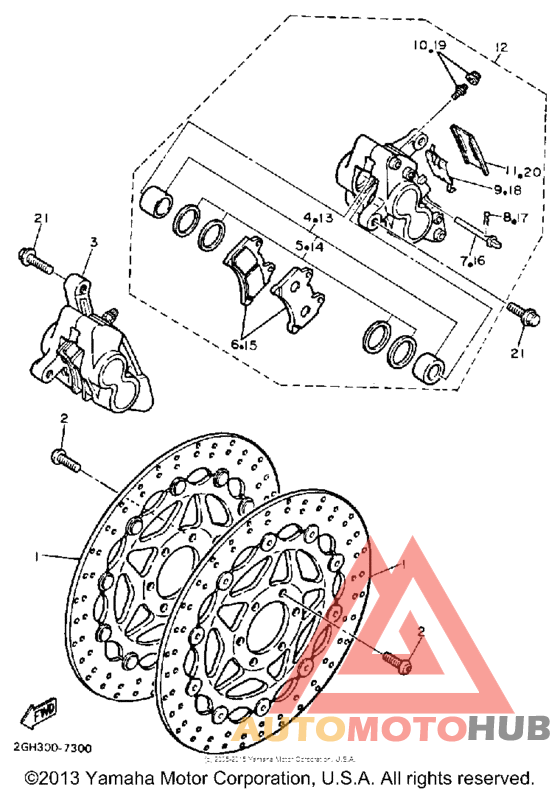 Передний суппорт