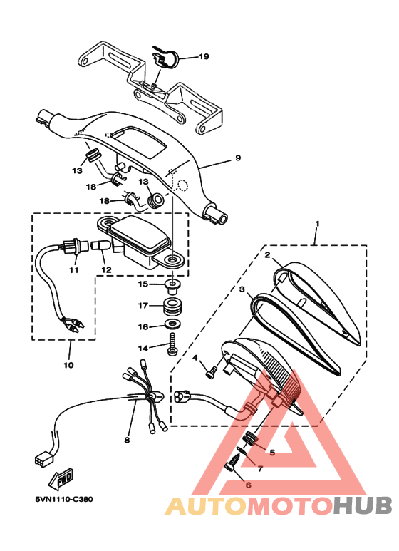 Taillight unit ass`y