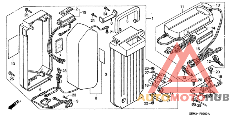 Battery/charge unit
