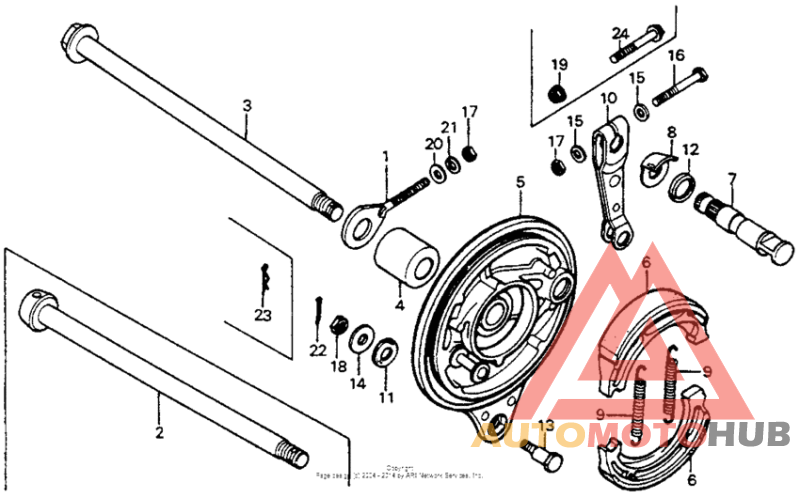 Задний тормоз