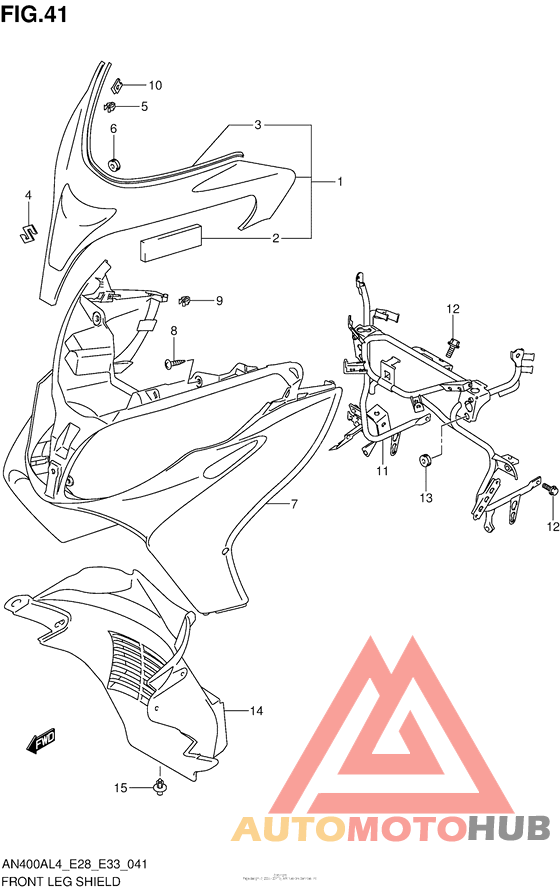 Front Leg Shield (An400Al4 E33)