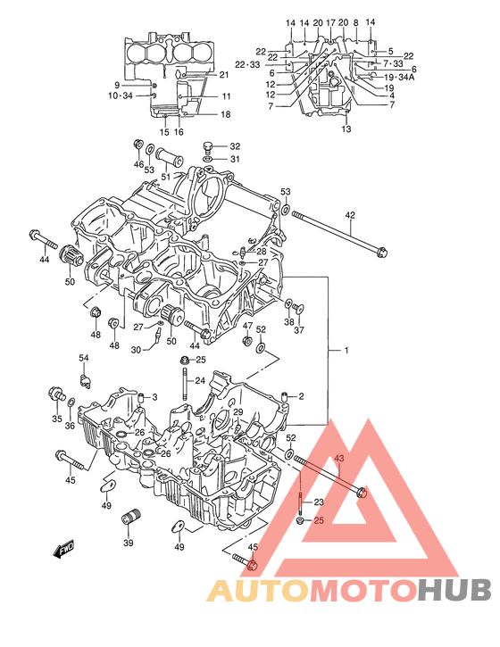 Картер двигателя