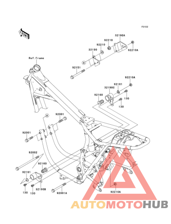 Крепление двигателя