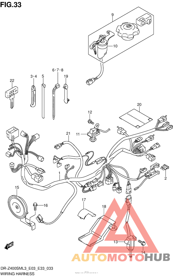 Wiring Harness (Dr-D400Sml3 E33)