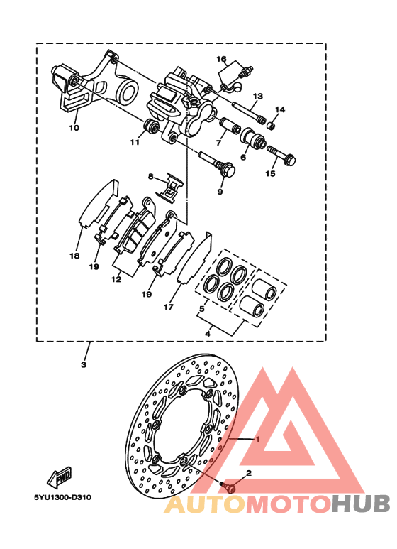 Задний суппорт