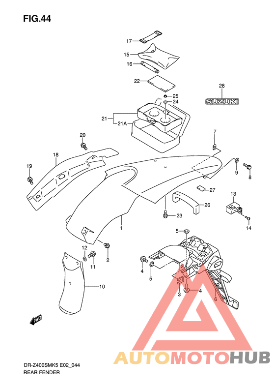 Заднее крыло