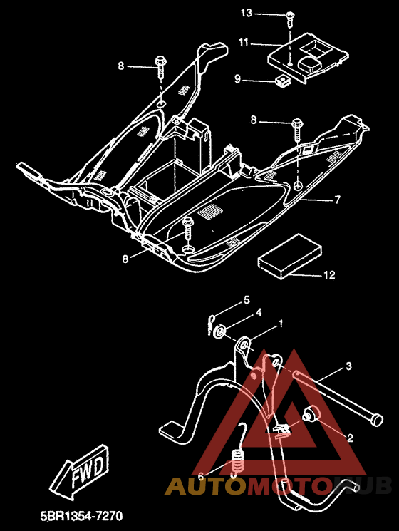 Stand. footrest
