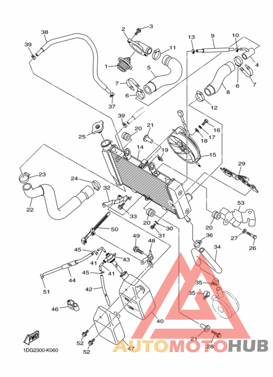 Радиатор и шланг
