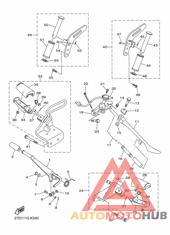 Support & repose pied