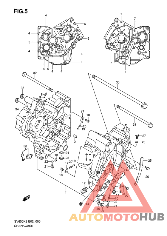 Картер двигателя