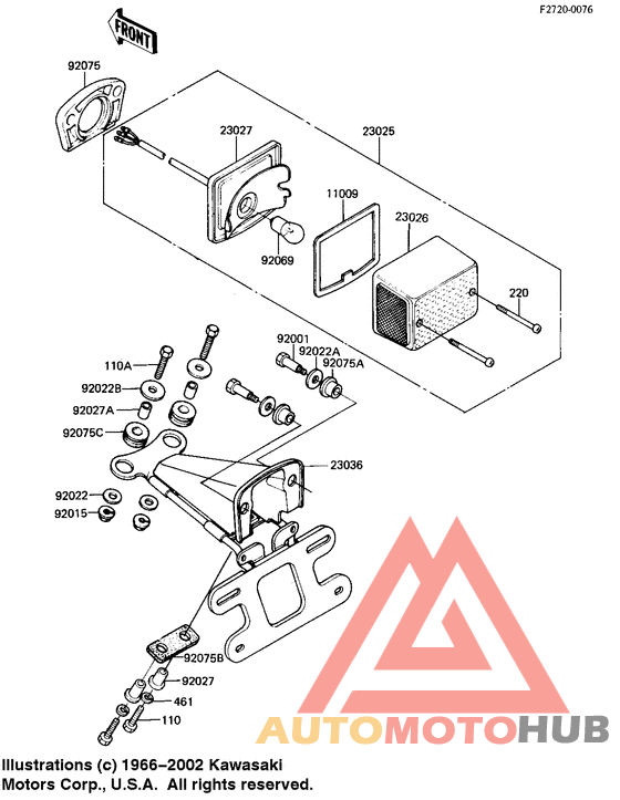 Taillight unit ass`y