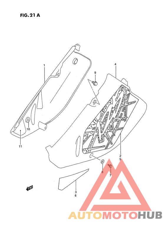 Обтекатель задний