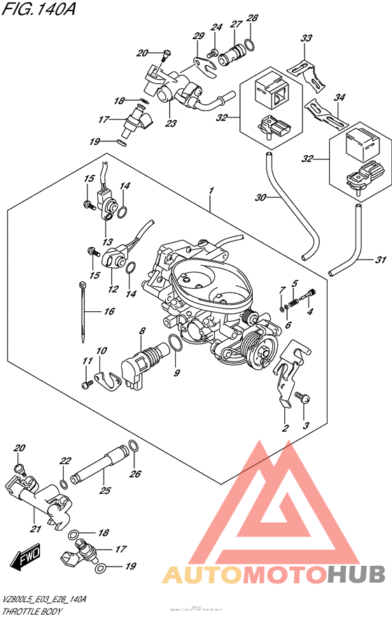 Throttle Body (Vz800L5 E03)