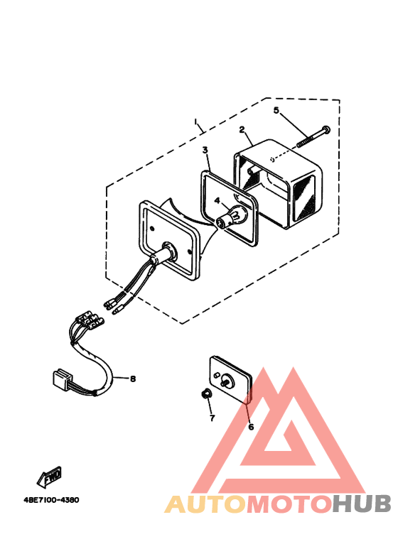 Taillight unit ass`y