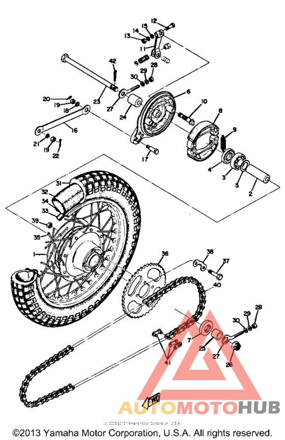 Переднее колесо