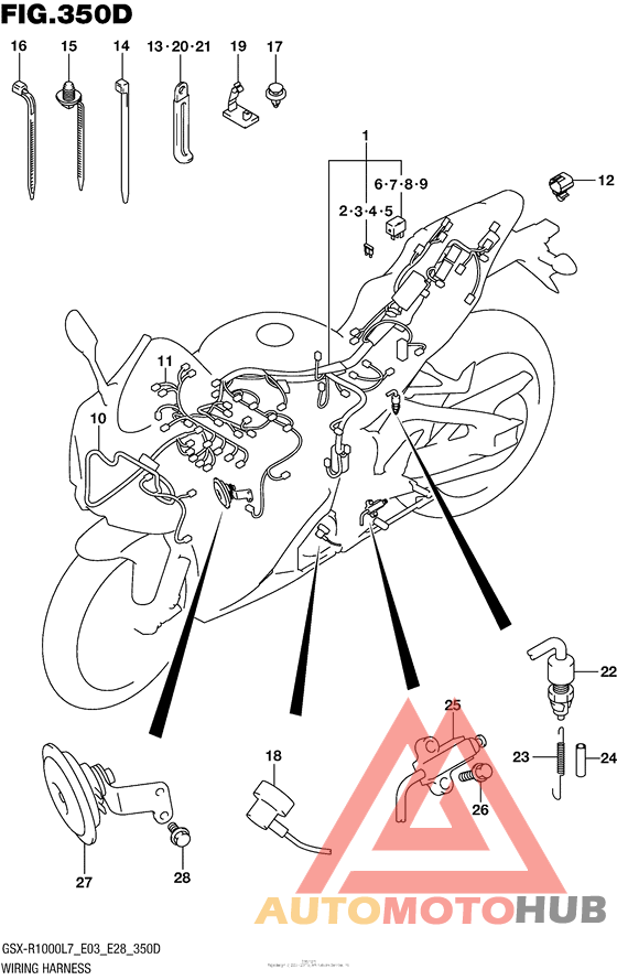 Wiring Harness (Gsx-R1000Al7 E03)