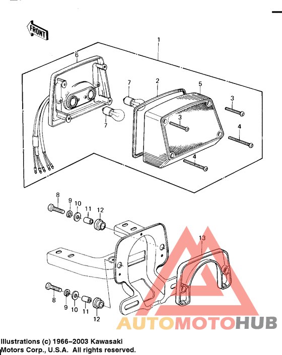 Taillight unit ass`y