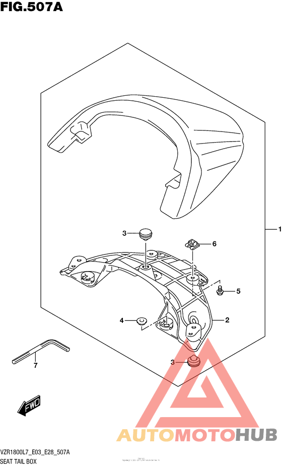 Seat Tail Box (Vzr1800L7 E28)