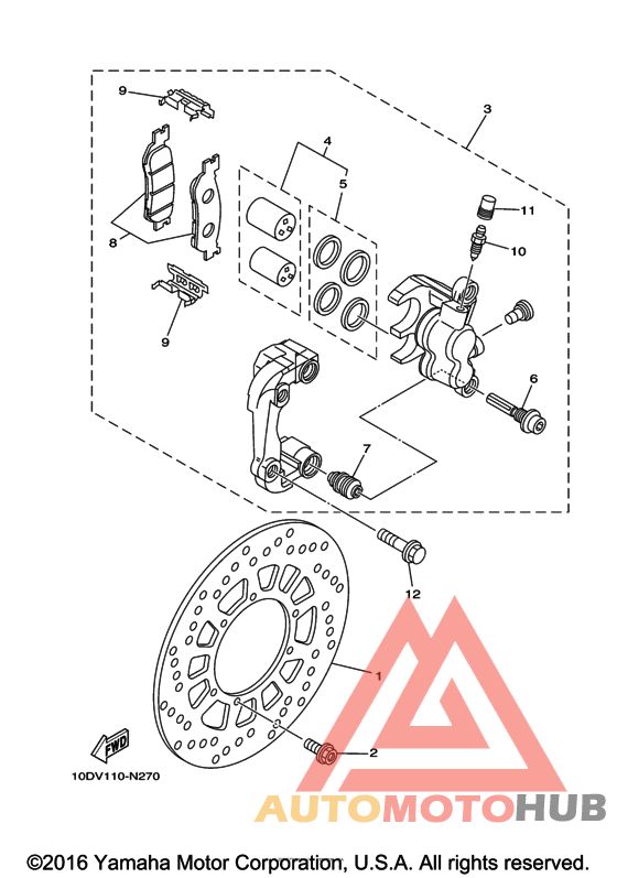 Передний суппорт