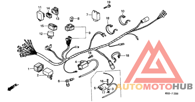 Wire harness/ ignition coil