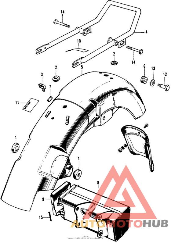 Rear fender + tool box