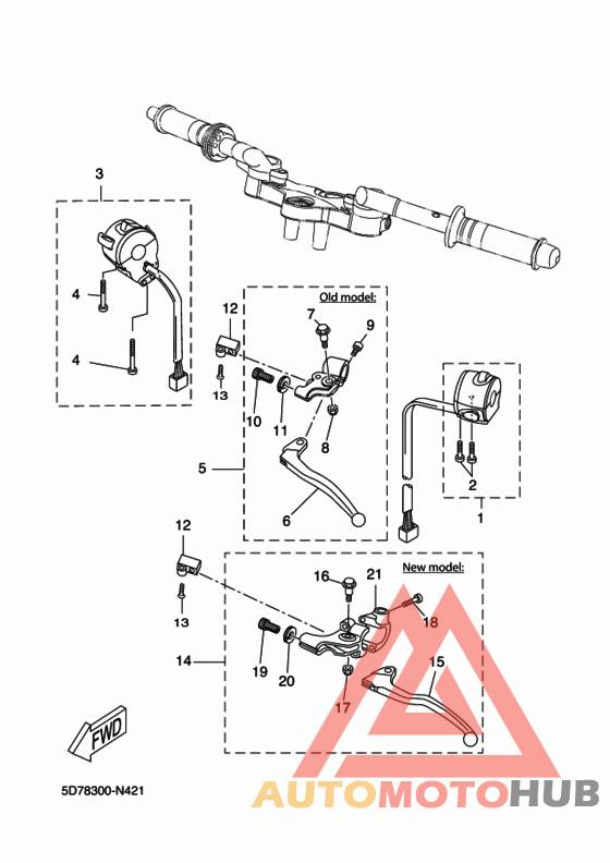 Handle switch & lever