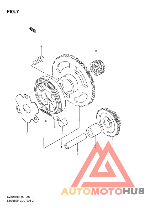 Муфта стартера