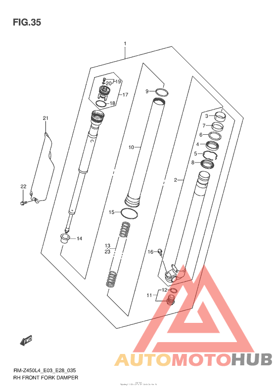 Rh Front Fork Damper