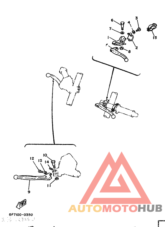 Handle switch. lever