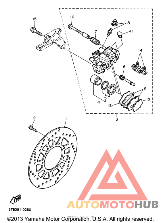 Задний суппорт