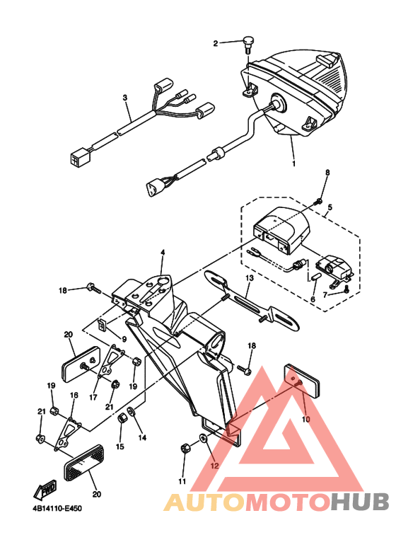 Taillight unit ass`y