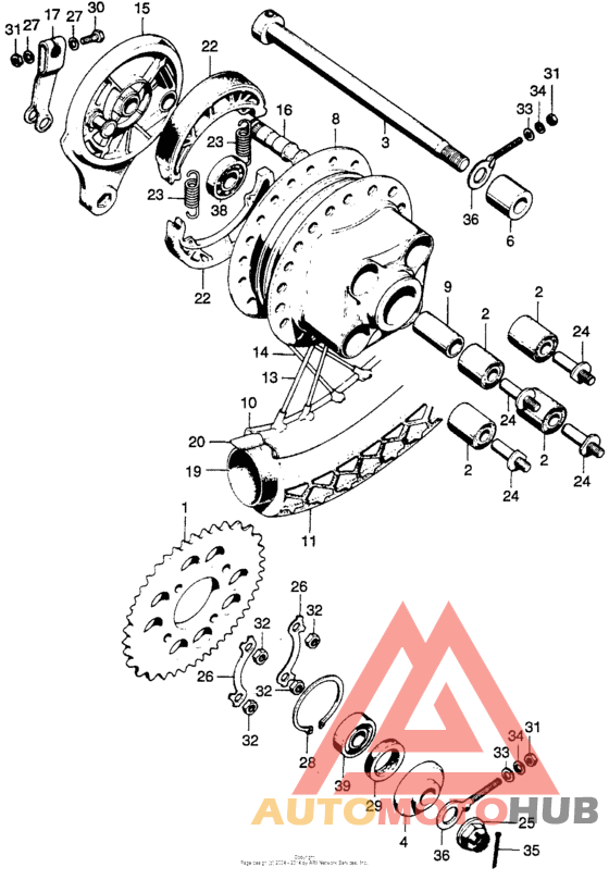 Переднее колесо