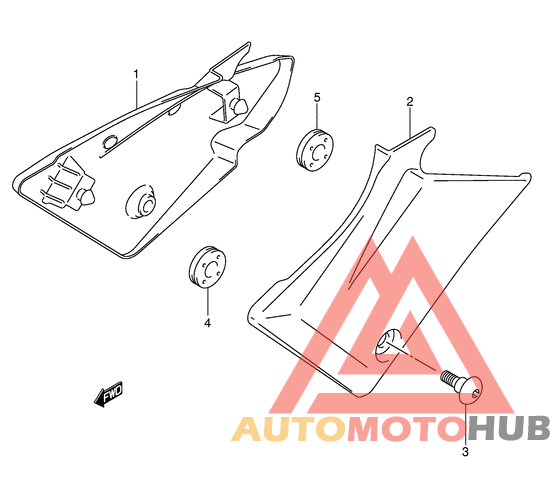 Обтекатель задний