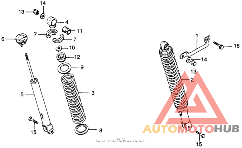 Задние амортизаторы