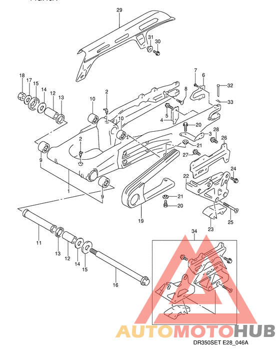 Маятник задний