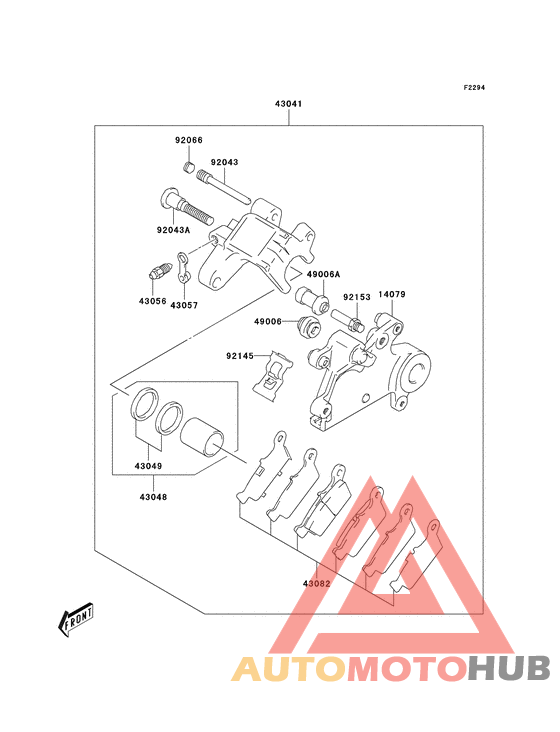 Передний суппорт
