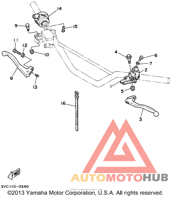 Handle switch - lever