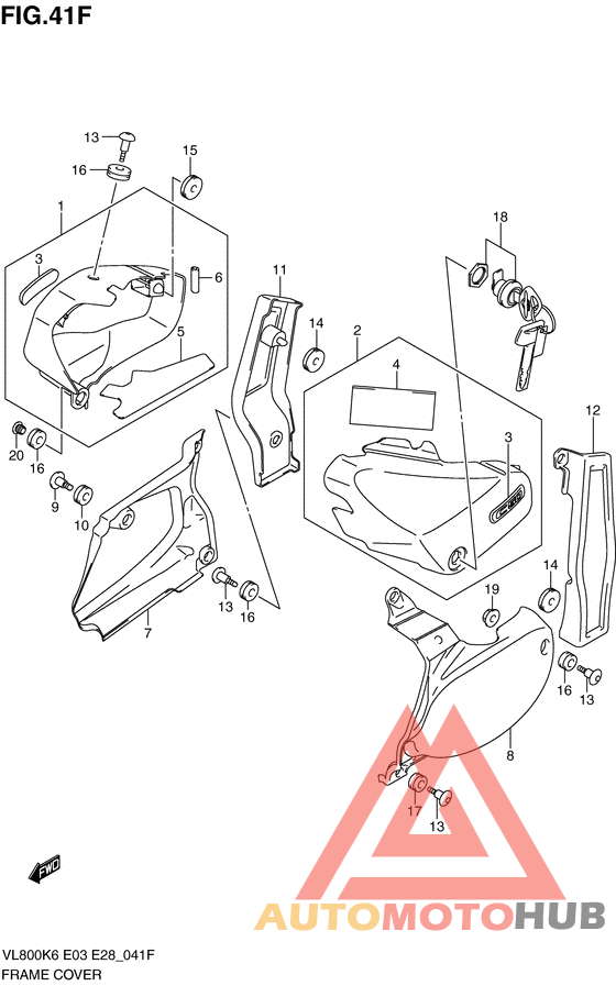 Обтекатель задний