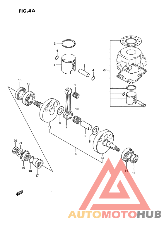 Вал коленчатый