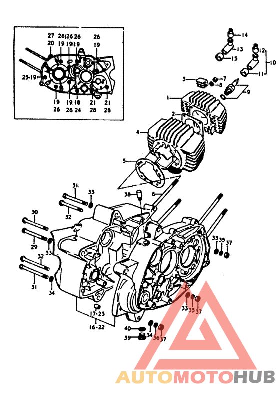 Cylinder - crankcase
