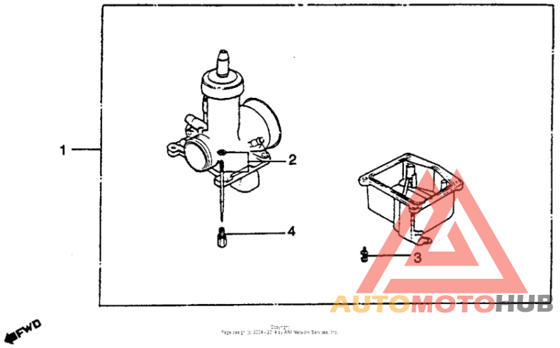 Carburetor + optional partskit