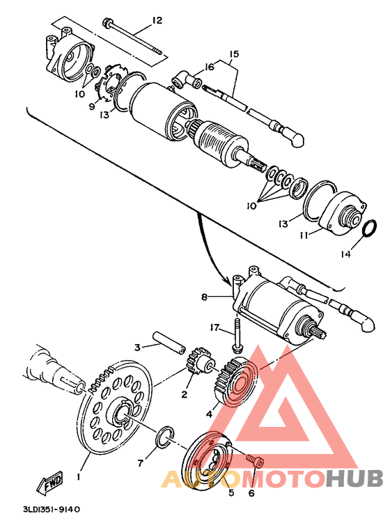 Муфта стартера