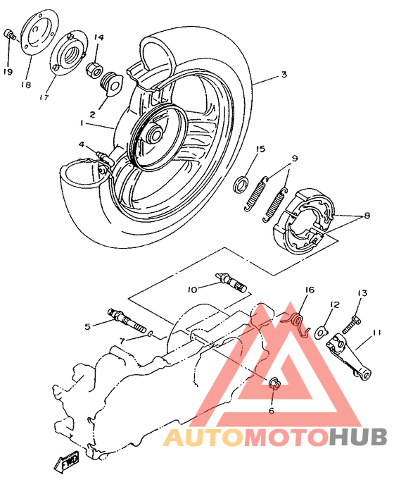 Переднее колесо