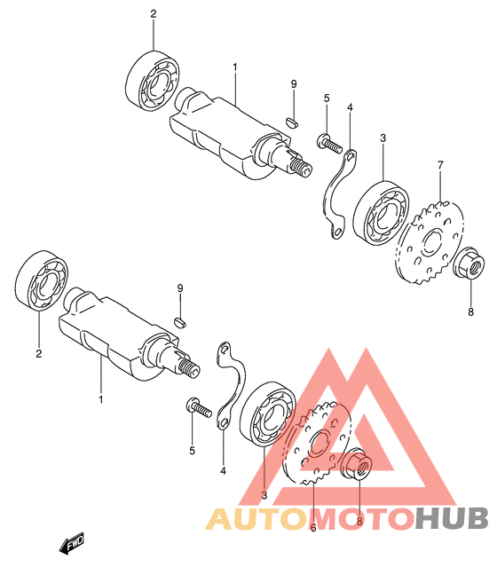 Балансир кривошипа