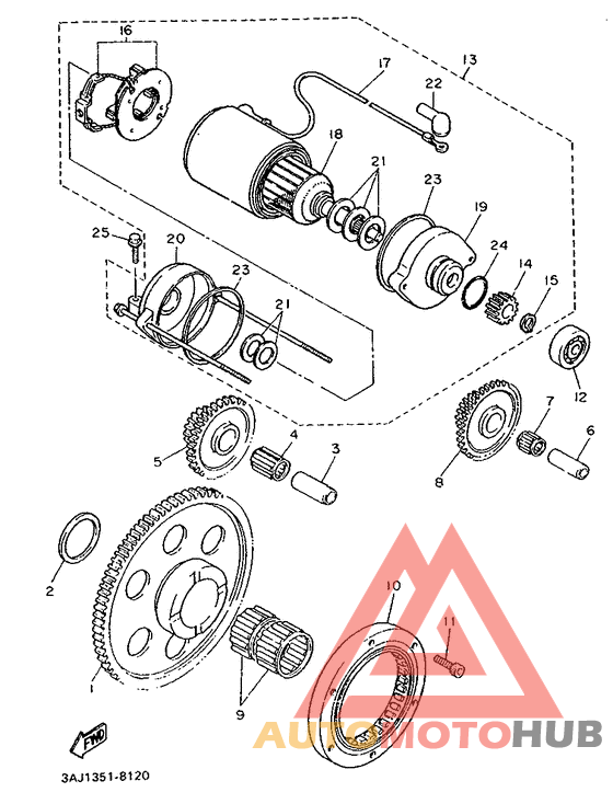 Муфта стартера