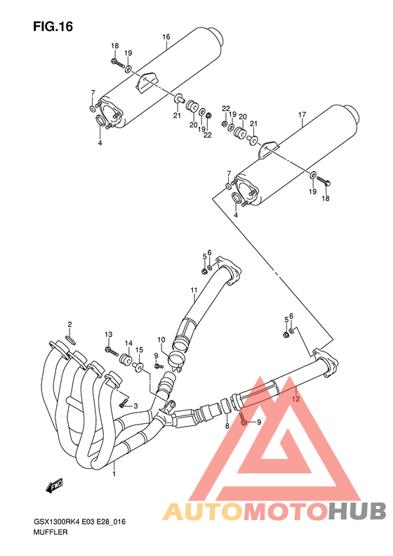 Muffler comp